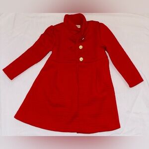 Stylish Scarlet Kids Pea Coat